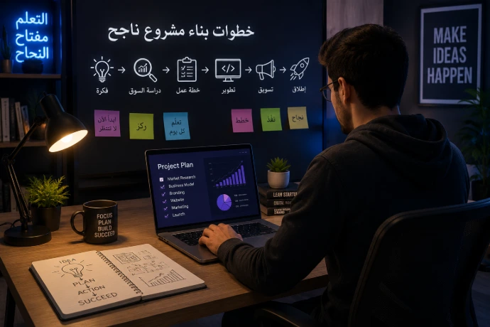 واجهة تحتوي على أدوات الذكاء الاصطناعي تساعد في زيادة الإنتاجية وإدارة المشاريع.