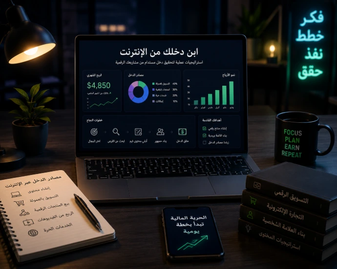 لوحة تحكم تعرض أدوات الذكاء الاصطناعي وإدارة المشاريع الرقمية.